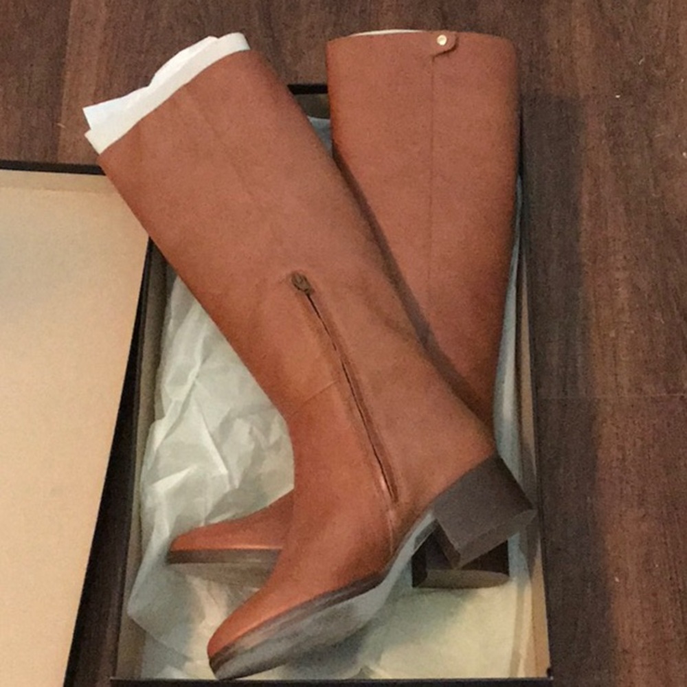 JCrew Leather Knee Riding Boots Women’s 8